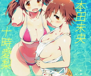  manga C92 Xpanda Zasha HONTOT THE IDOLM@STER.., airi totoki , mio honda , big breasts , schoolgirl uniform  bikini