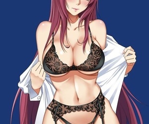  manga Scathach Black Lingerie by Xiao Gen, lingerie , hentai 