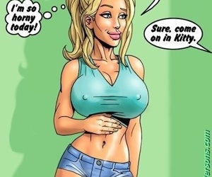  manga 2 Hot Blondes Hunt For Big Black Cocks, cheating , threesome  Interracial