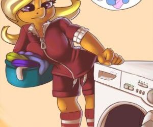  manga Laundry Day, furry , comics  lesbian & yuri & girls only