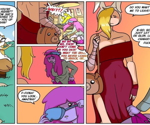  manga Princess Bubblegum And Fiona, hentai , threesome  adventure time