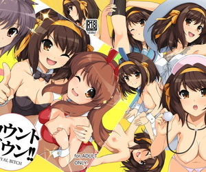  manga Countdown!! Haruhisky, haruhi suzumiya , mikuru asahina , bunny girl , pantyhose  bikini