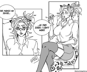  manga The Heat - part 4, anal , ahegao  overwatch