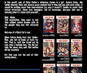  manga Spidercest 9, threesome  superheroes