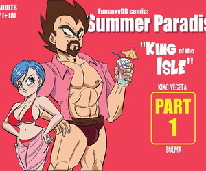  manga FunsexyDB Summer Paradise: King of the.., bulma briefs , king vegeta , western  sole female